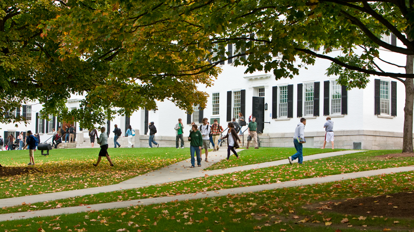 Dartmouth campus in Fall.